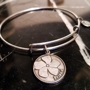Alex And Ani Friend Charm Bangle Bracelet Russian